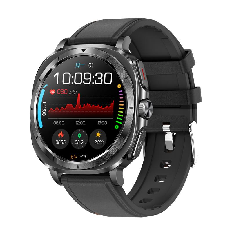 ET492 Smart Watch 1.43inch Amoled ECG Health Monitoring Voice Assistant SOS Outdoor Sports Fitness Tracker Women Men Smartwatch