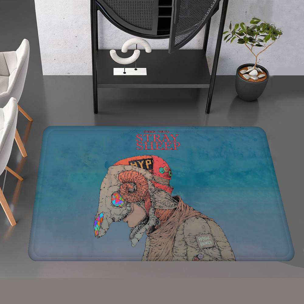 

Singer Kenshi Yonezu Kitchen Mat Cheaper Anti-slip Modern Living Room Balcony Printed Modern Home Decor 40x60cm