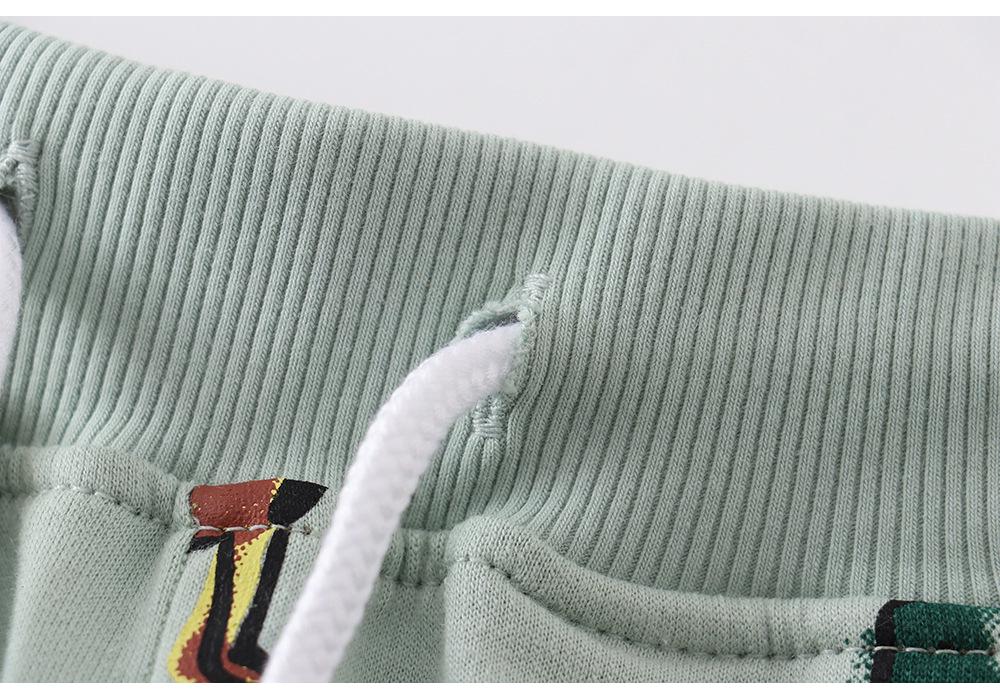 European American Kids' Summer Cotton Striped Shorts – Boys & Girls Casual Pants, Size Small/Medium.