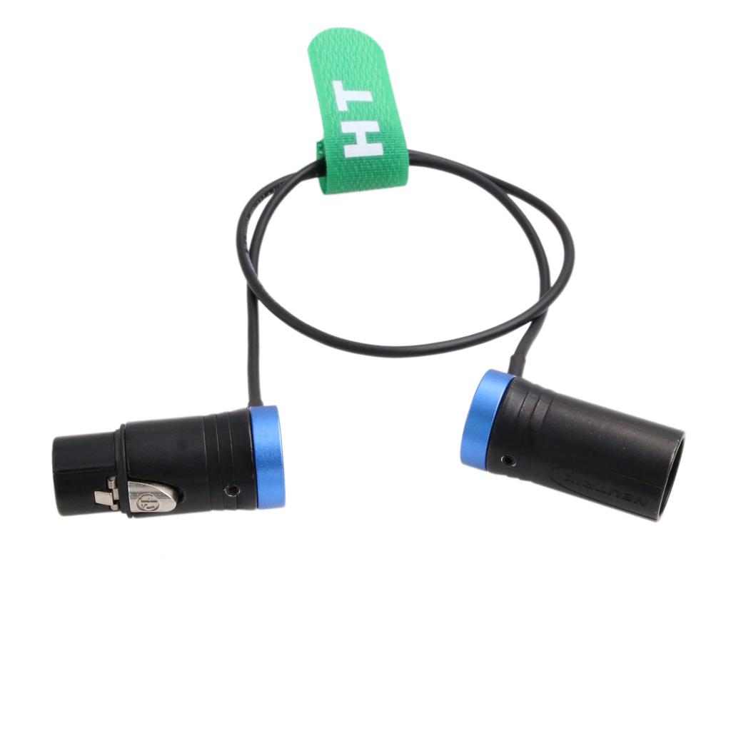 HangTon Audio Cable Low Profile XLR 3-Pin Male To Female for Microphone Camera Sound Devices 888 633 Zaxcom Zoom Audio Recorder Blue 20 Inch