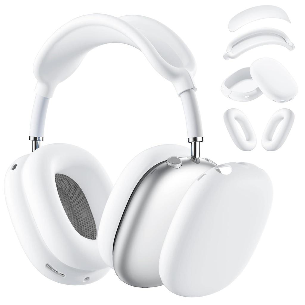 Custodia Protettiva in Silicone per AirPods Max: Guscio per auricolare Bluetooth da testa