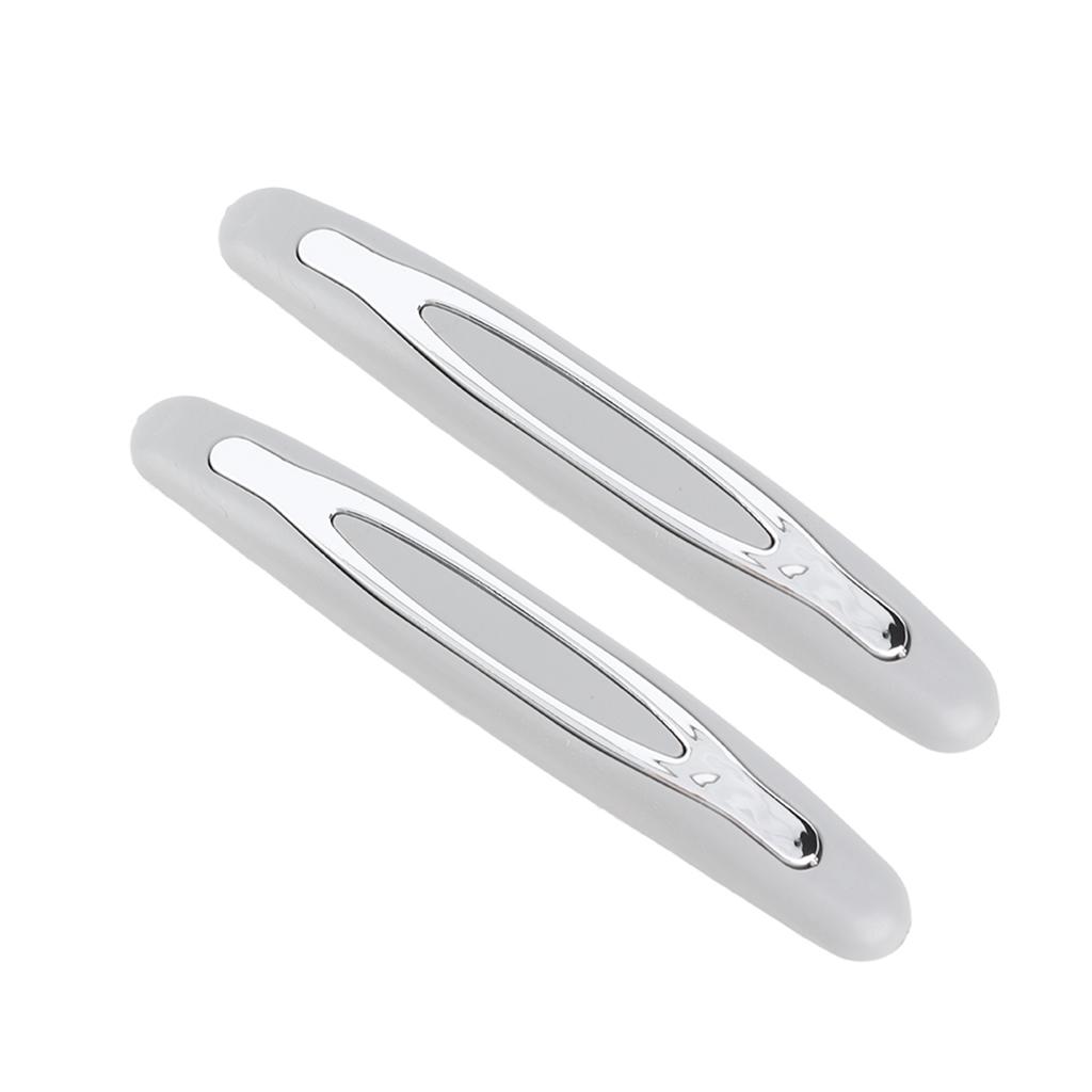 4pcs Car Door Guards Trim Cover Strip Corner Bumper Anti Collision Scratch or Black