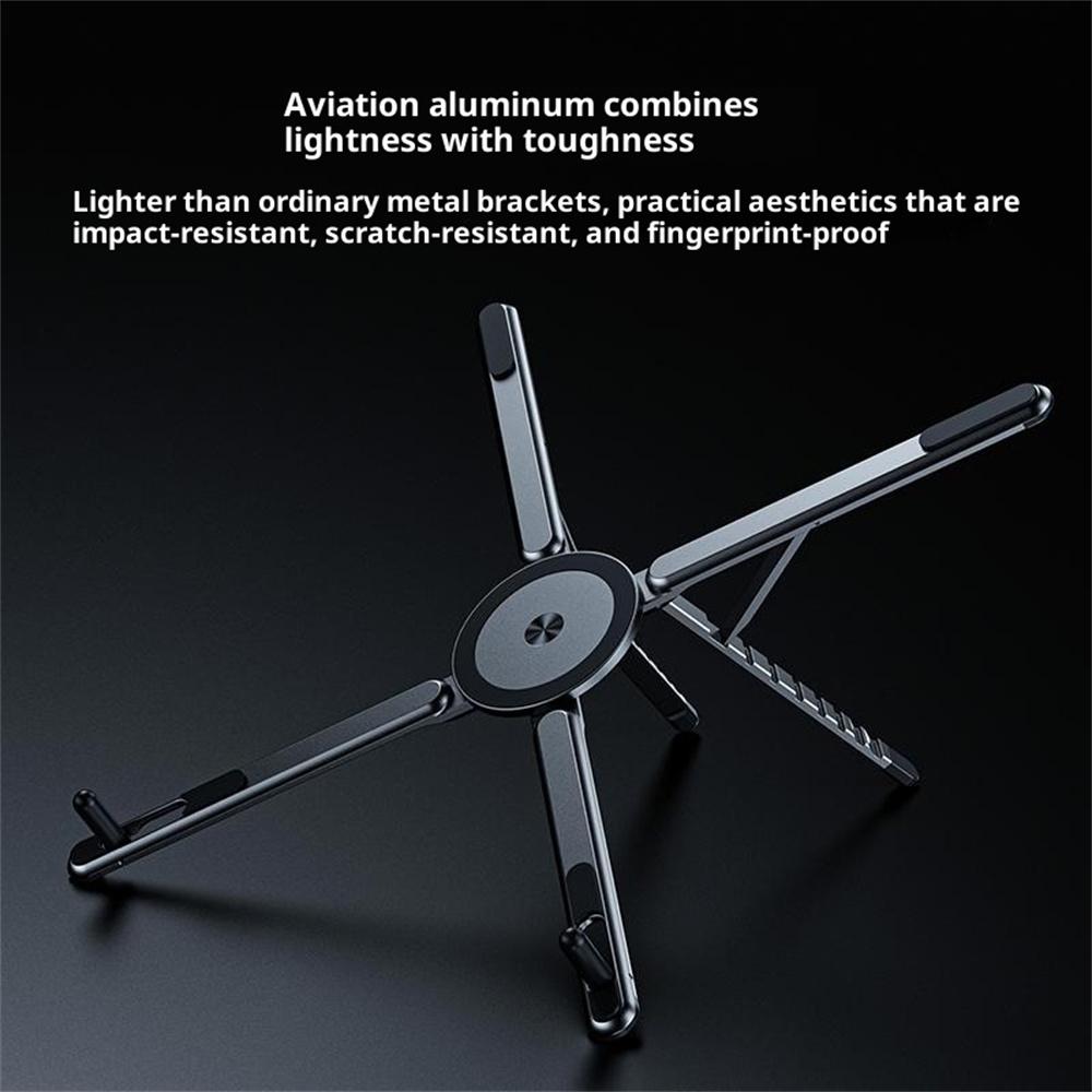 E05 Portable Desk Stand for Tablet Multi-Function Magnetic Aluminum Alloy Phone Holder