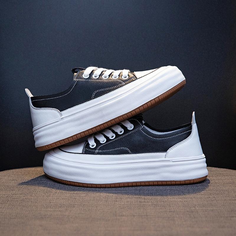 Little White Shoes Women's Leather Spring New Flat Casual Shoes Versatile Board Shoes Women's Sports Shoes