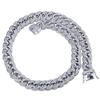 14mm 3D Zircon Hip-Hop Cuban Chain & Water Wave Bracelet for Men