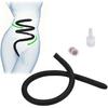 Shower Enema Douche Nozzles for Men and Women, SOYESY Comfortable Silicone Nozzles Enema Attachment, Reusable Shower Enema Hose for Anal Colon Vagina
