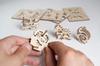 UGEARS Trivix 70029 Wooden Puzzle Craft Model No Glue or Tools Required Easy To Use U-Fidget - -
