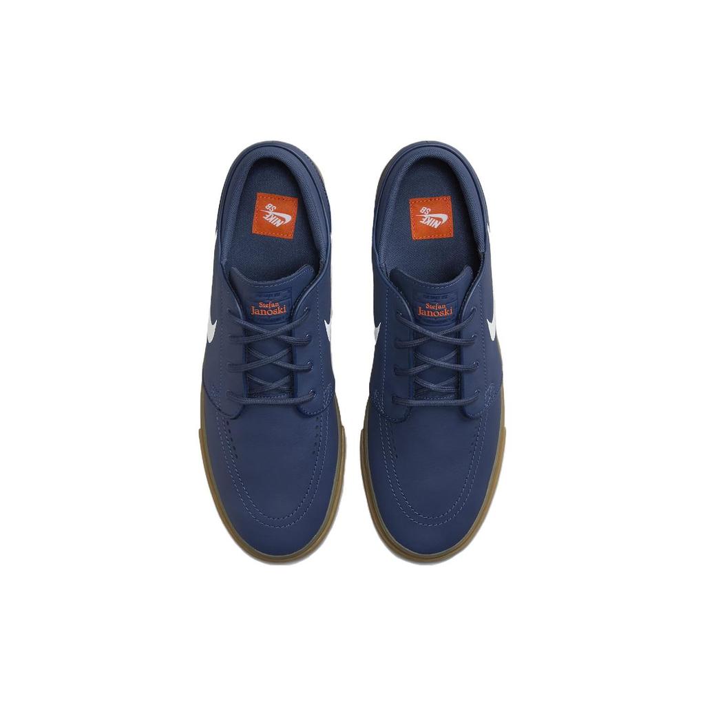 Nike Zoom Stefan Janoski+ SB Navy Gum Unisex Sneakers Blue White Gum-Light-Brown FJ1675-400