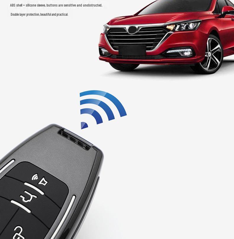 BAIC-Marvel Car Key Cover: Stylish & Personalized Remote Shell with Buckle