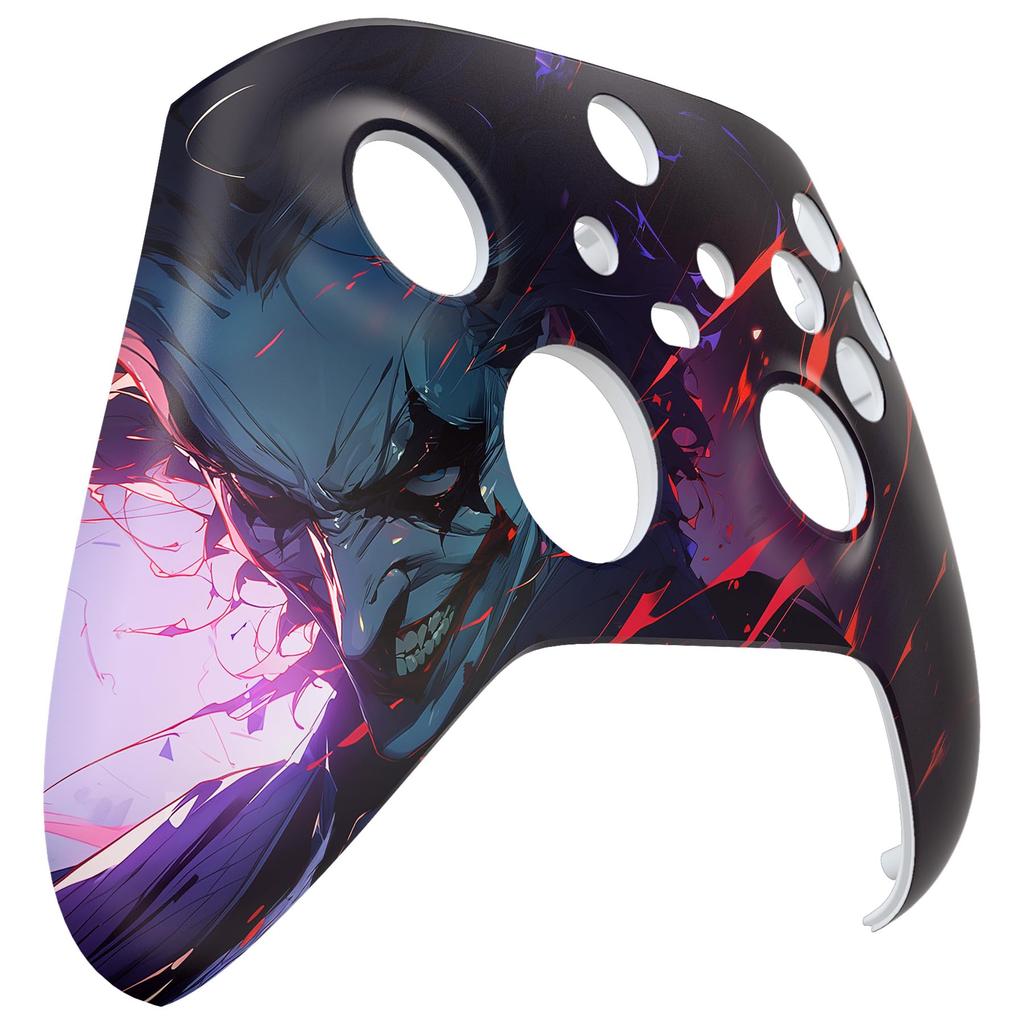 custom front housing shell for Xbox Series featuring a heavy cover faceplate for Xbox Series and Xbox Core not Dark eXtremeRate's X/S, horror-inspired