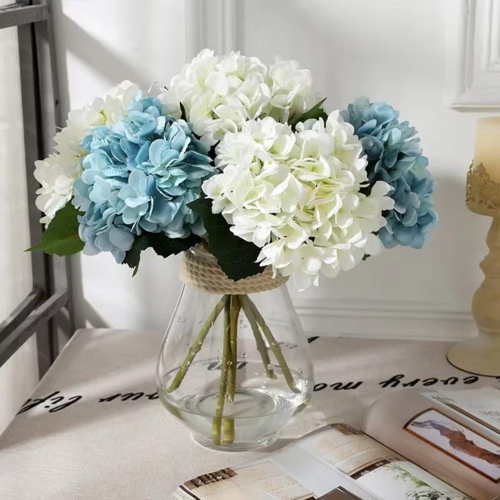 Flowers Arrangement Artificial Hydrangea Long Branches Fake Peony Fake Flower Wedding Decor