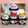 Entzückender Niedlicher Plüsch Panda Schlüsselanhänger Puppe Weiches Stofftier Rucksack Anhänger