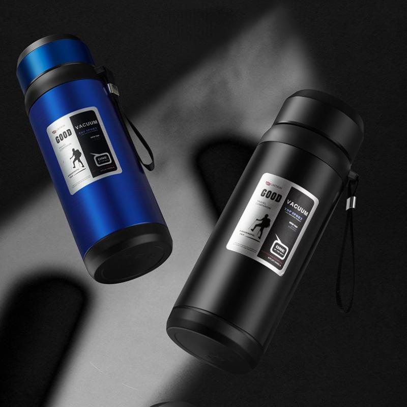 Intelligent Temperature Measurement  Insulation Cup  1000ml Vacuum Flasks Portable Stainless Steel Thermos Cup Water Bottle Office Thermos Cup