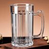 Acrylic Beer Cup Household Mug Mugs Drinking Glasses Handles Milk Coffee Juice Water Cup Barware Drinkware For Home Party Bar Ka