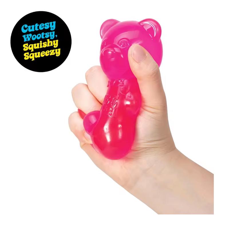 Cute Bear Nee Doh Maltose Squeeze Toy, Colorful Dough Sensory Toy, Creative New Stress Relief Doll & Desk Decoration