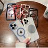 For Magsafe Magnetic Wireless Charging Case For iPhone 16 15 14 13 12 11 Pro Max 16 Plus 12 13 Mini 16e Hard Acrylic Clear Cover
