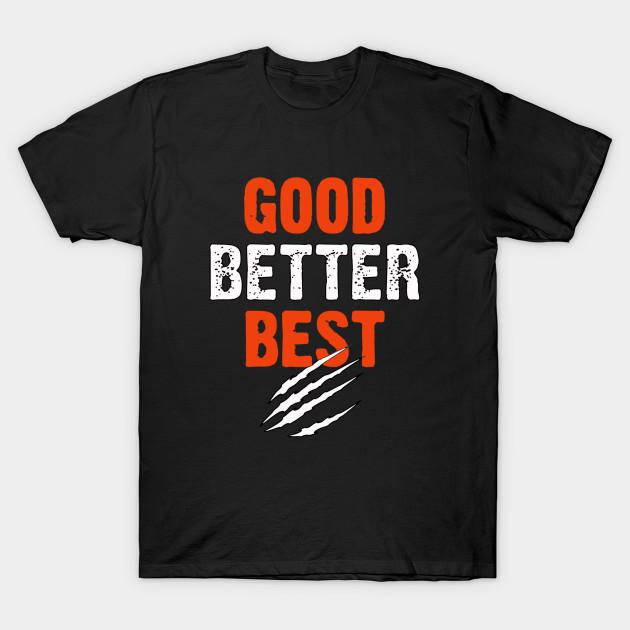 

Men Black Print T-shirt Chicogo Football Good Better Best- Chicago Bears No-Cut Transfer Paper Print Cotton Tshirt M чорний