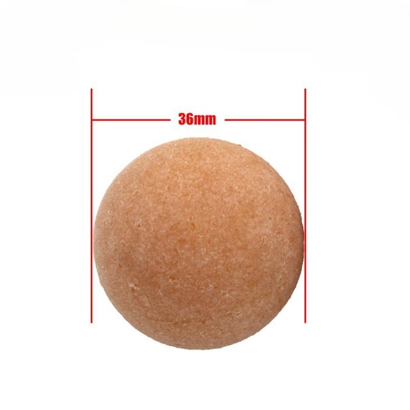 

1pc 36mm Mini New Matte Table Football Ball - Match Grade Replacement Soccer Ball, Game Accessory жовтий