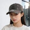 Baseball cap women's spring and summer new letter visor face small versatile cap