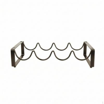 Single Bottle Beverage Rack Iron Tabletop Compact Holder for Interior
