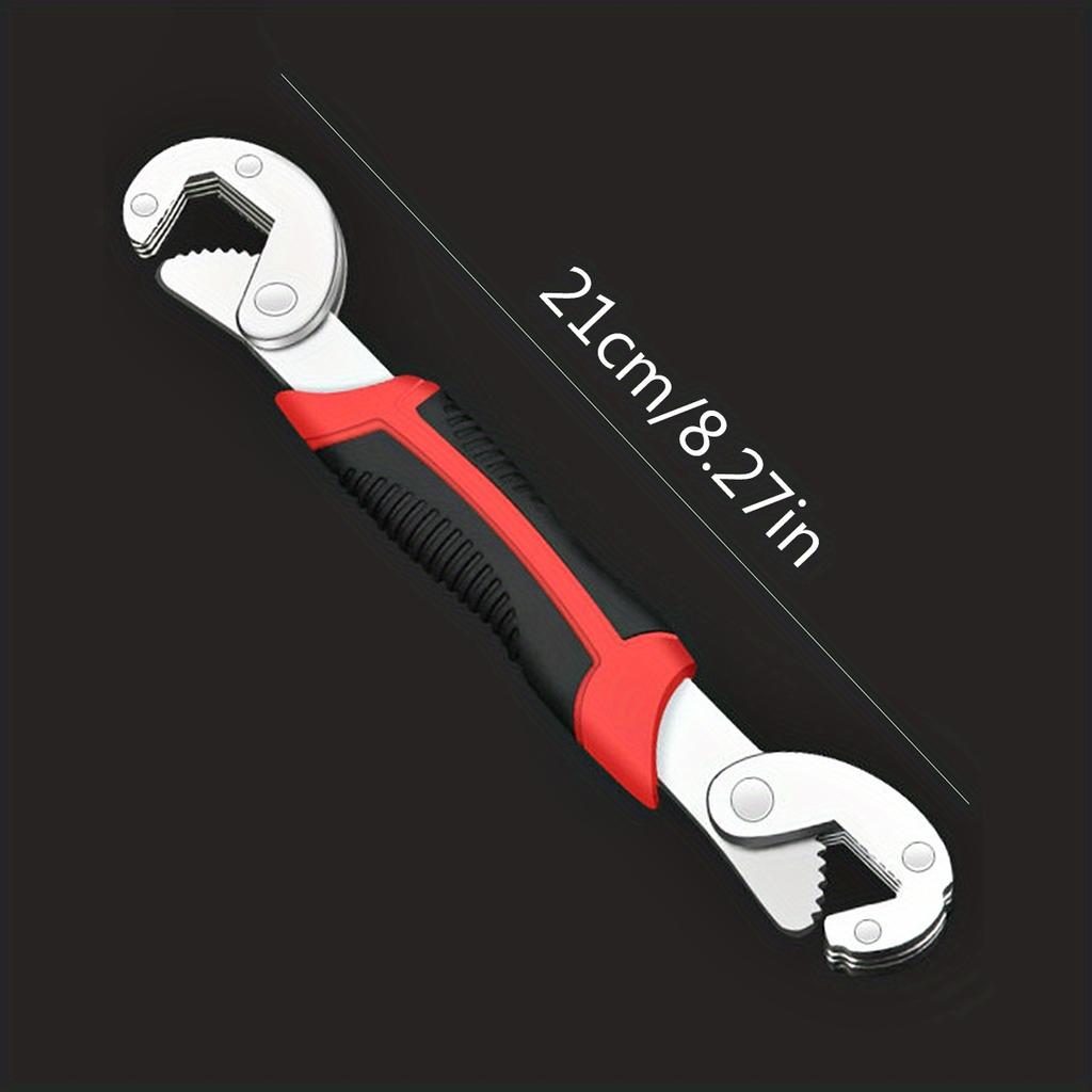 1PC Multi Functional Adjustable Wrench Tool with Large Opening and Dual-use Bathroom Saw Teeth Universal Wrench