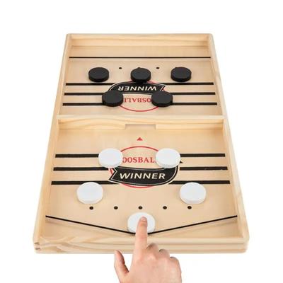 Jeu de billard en bois, baby-foot, gagnant, table de hockey, catapulte, échecs, jouet interactif et compétitif pour parents et enfants