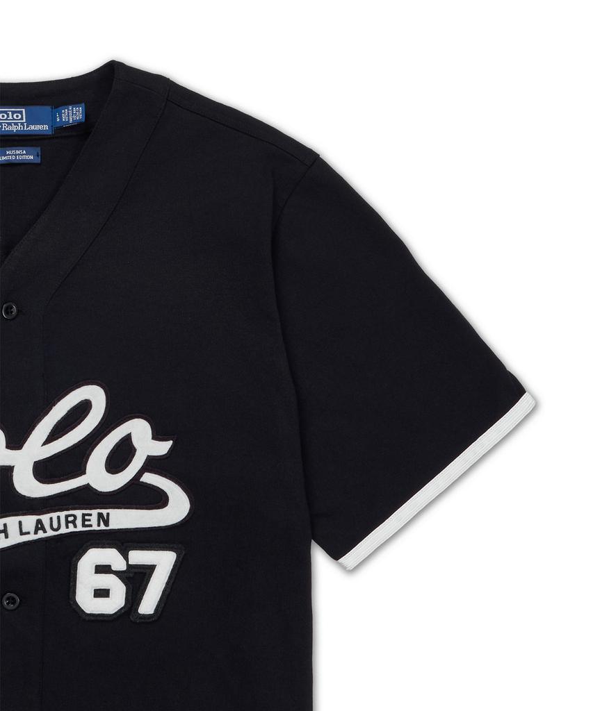 POLO RALPH LAUREN [Baseball Capsule] Polo Baseball Jersey - Black