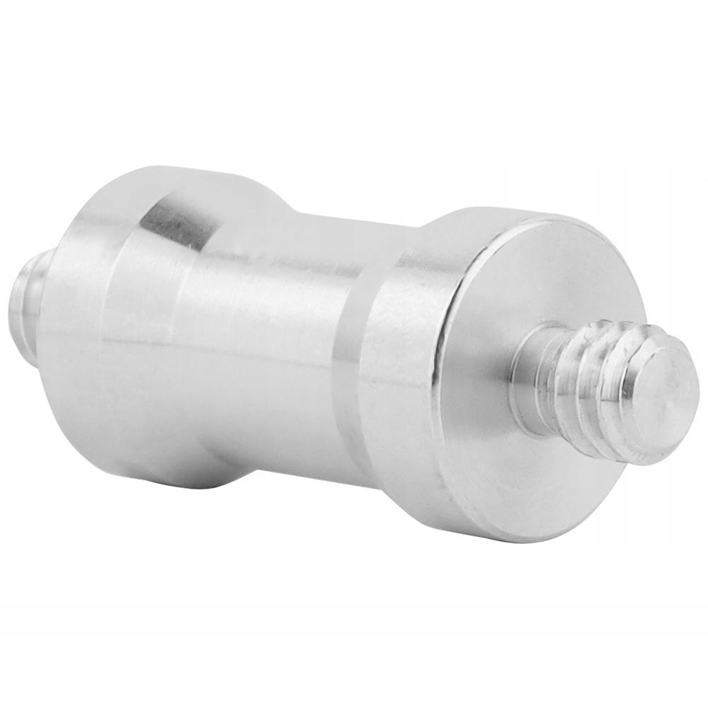 Tripod sleeve adapter 1/4" male to 1/4" male aluminum reduction 39 mm