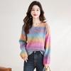 Women's Fashion Loose Fit Pullover Knit Sweater