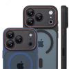 Luxus Magnetischer Kamera Bumper Schutzhülle Für iPhone 17 16 15 14 Pro Max Kabelloses Laden Stoßfest Hart Matt Klar Abdeckung