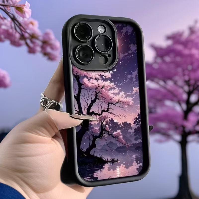 Night Color Petals iPhone 17 Case: Compatible with 16, 17 Pro Max, and 13/14 Pro/12 models.