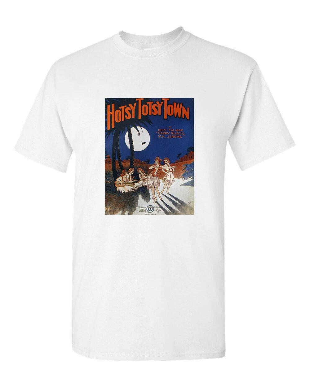 Retro Tiki T Shirt White 100% Cotton Bar Mug No. 5 hula girls 3XL