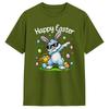 Funny Dabbing Bunny Easter Happy Easter T Shirt Summer Harajuku T Shirts Unisex Cotton O Neck XL XL XL Clothing YK Basic Tops