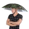 Outdoor Foldable Head Umbrella Hat Anti-Rain Anti-Sun Head-Mounted Headwear Sun Cap for Fishing Golf Cycling Hiking Camping