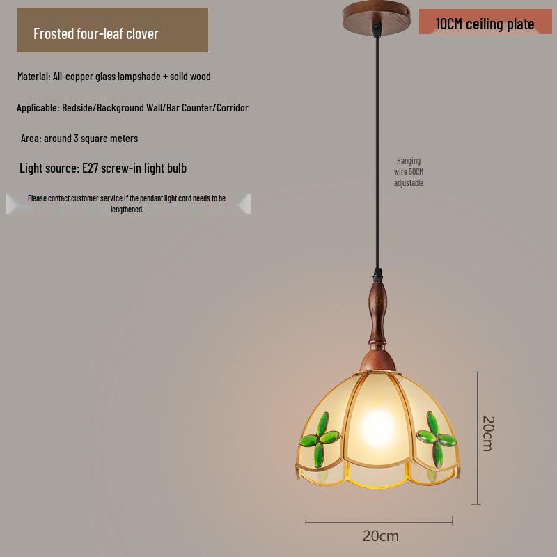 Chinese Retro Bedroom and Hallway Pendant Light