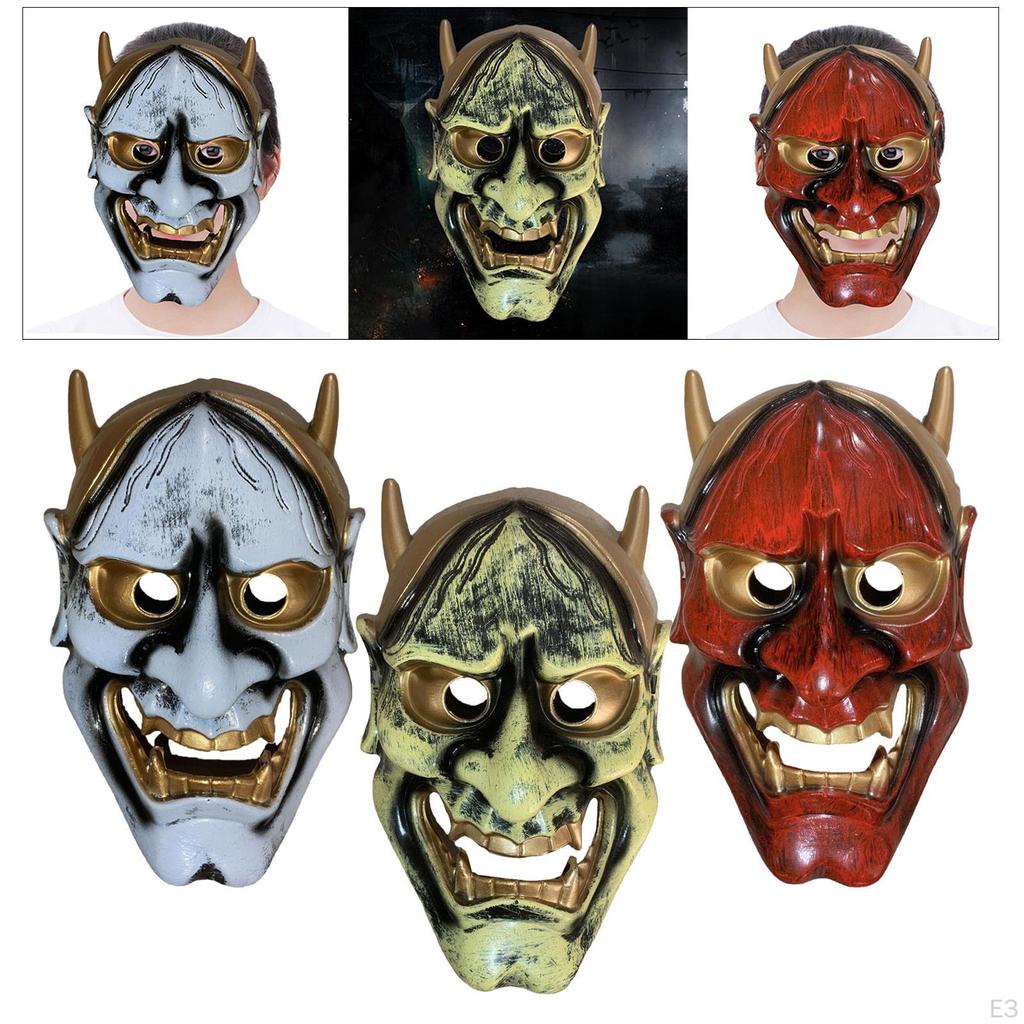 Halloween Festival Costume Mask Cosplay Full Face Cover Masquerade Devil Scary for