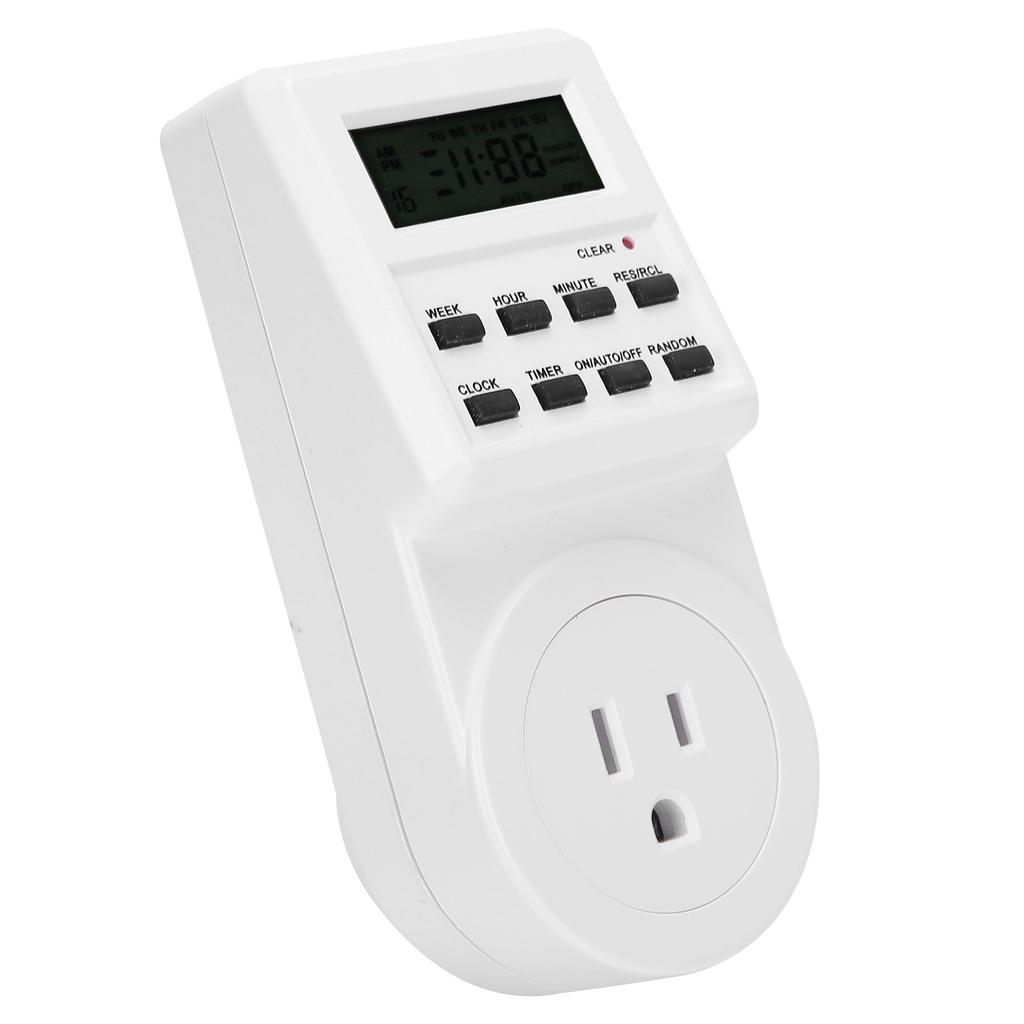 Timer Switch Plug Intelligent Programmable Outlet Timer Socket for Electrical Appliance