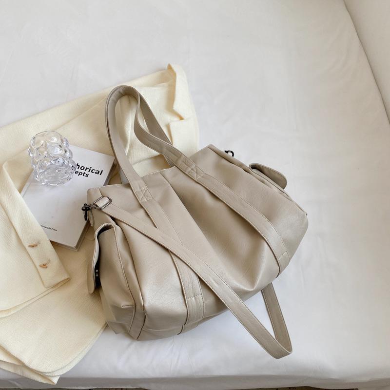2026 New Large Capacity Women Tote Bag High Quality Soft Leather Female Shoulder Bag Simple Luxury Designe Handbags