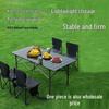 Portable Folding Table and Chair Set for Camping, Picnics, Beach, Barbecue, Car, or Sketching