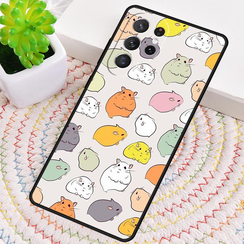 Guinea Pig Hamster Collage Silicone Phone Case For Samsung Galaxy note 10 pro S26 S25 S24 S23 S22 S21 Plus S25Ultra Capa Cover