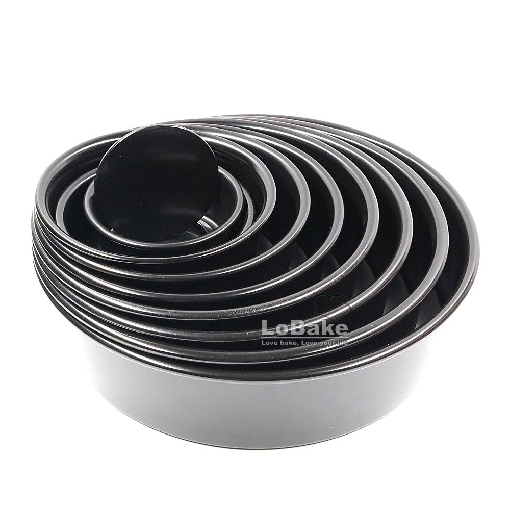 4-12 inches Non-stick Removable Bottom Round Shape Aluminium Chiffon Cake Mould Bread Mold Cupcake Moulds Pans Tin DIY Baking