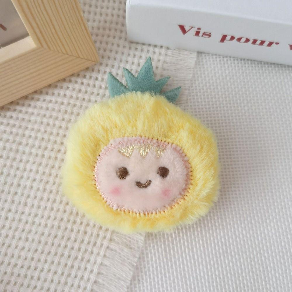 

Hand-sewn Cute Fruit Plush Brooch Strawberry Sweet Bag Acessories b