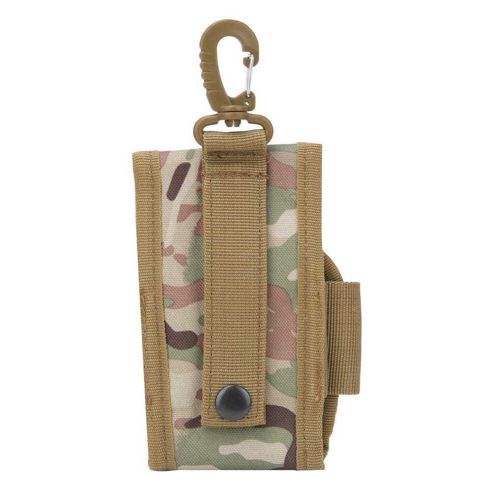 Outdoor Multi Functional EDC Waist Pouch Molle Belt for 4.5inch Mobile Phone Bag with Buckle(Camouflage )