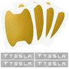 Car Door Sticker Carbon Fiber Scratches Auto Handle Protection Film For Tesla Model 3 Model X S 2016-2023  Model Y Decals TM3 TMX