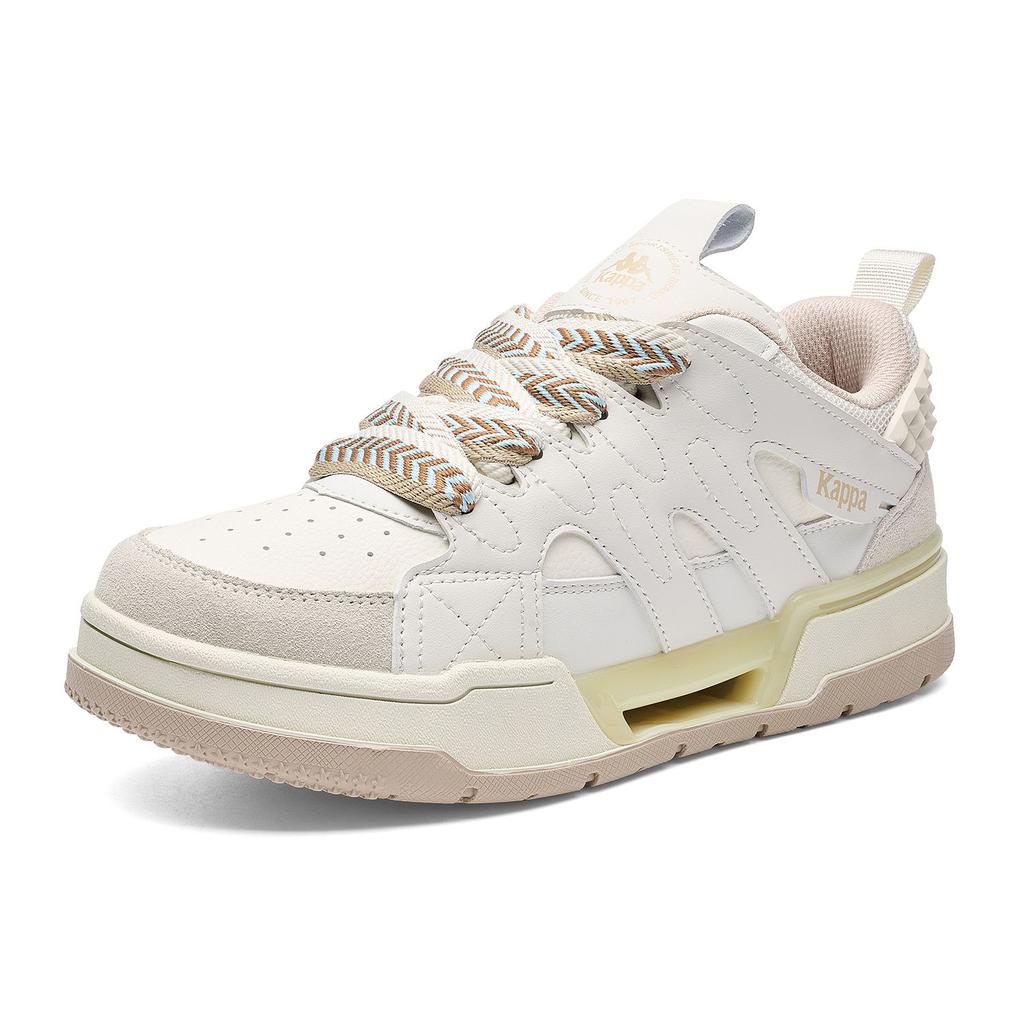 Kappa Wind And Sand Star Series Back To Back Fashion Trend Casual Thick Sole Non-Slip Wear-Resistant Low-Top Skate Shoes K0EW5CC47CJ-012