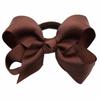 Cute Baby Girls Hair Bows Hair Ties Kids Hair Bands 3inch Bows Ponytail Holder Ties Children Kids Hair Accessories