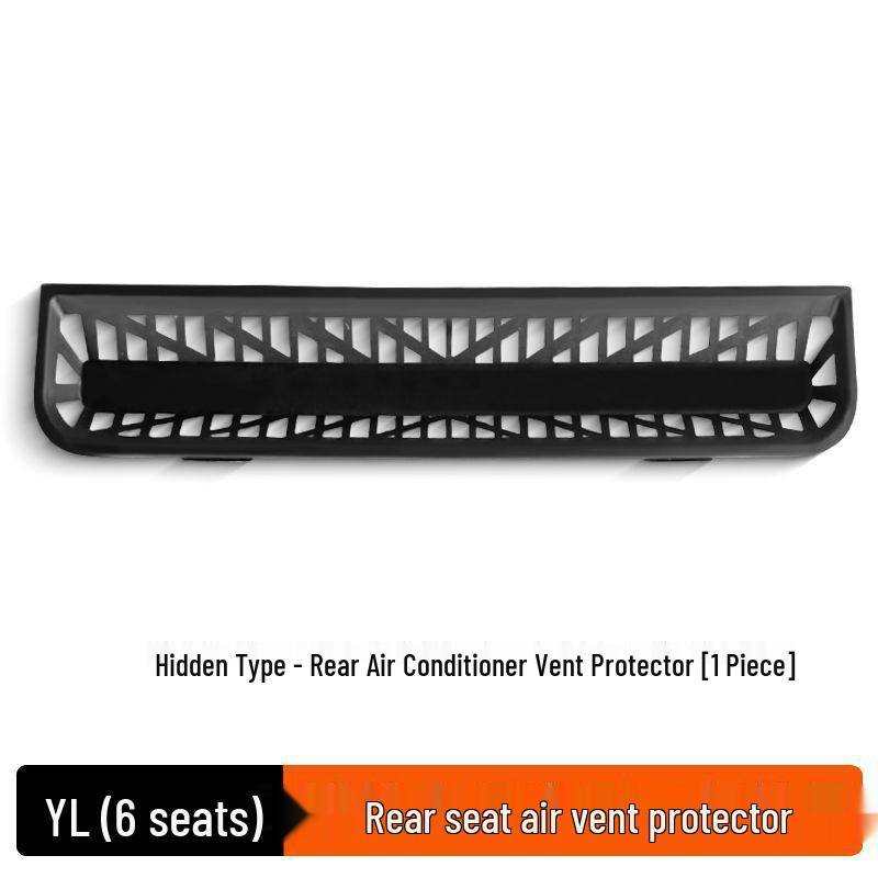 Rear Air Conditioning Vent Cover for Tesla Model Y/3/YL - Interior Decorative Accessory