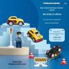 Traffic Signal and Light Educational Set: Safety Teaching Aids, Road Signs, Car Models, and Parking Scene Map
