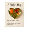 Pocket Hug Hummingbird Mini Pocket Hug Heart Cute Hummingbird Ornament with Encouragement Card Keepsake