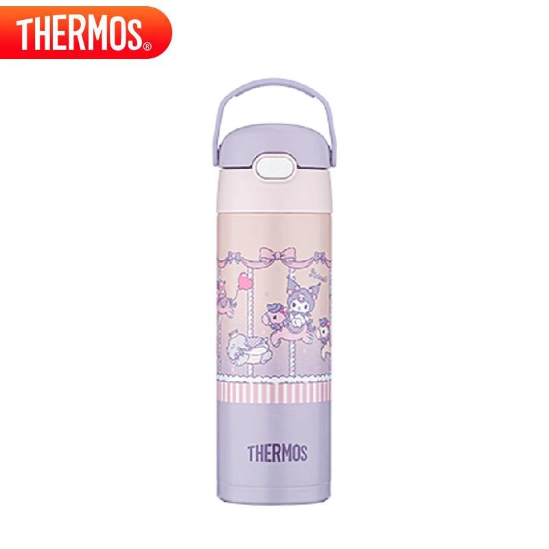

THERMOS Kuromi 316L Stainless Steel Insulated Straw Bottle 500ml